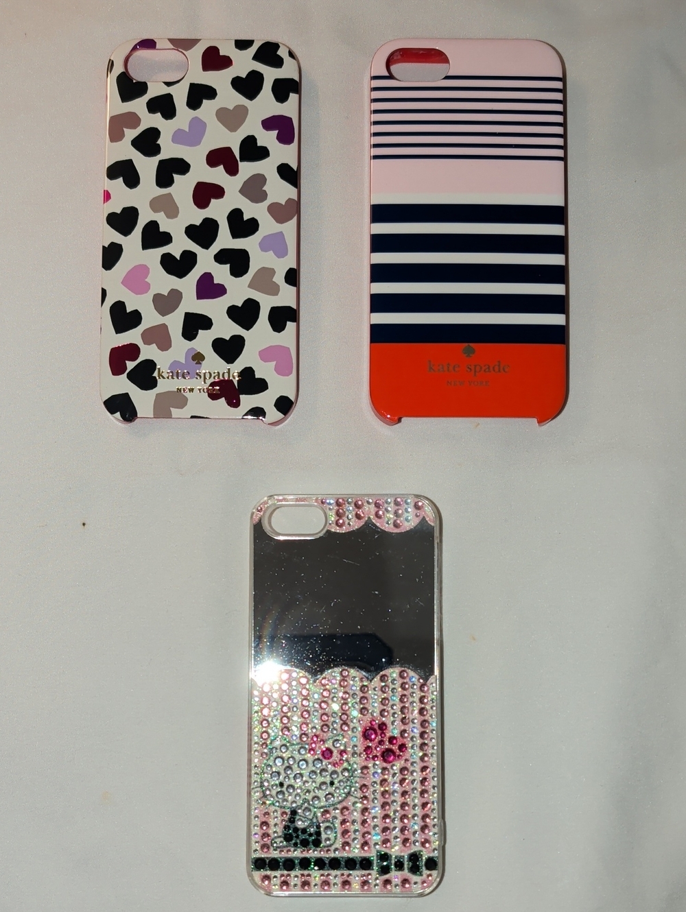 NWOT Kate Spade & Hello Kitty iPhone 5 / 5S / 1st Generation SE (2016) Case Lot